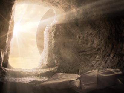 empty tomb grave clothes