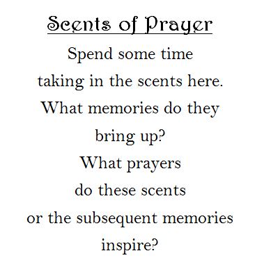 Scents prayer station